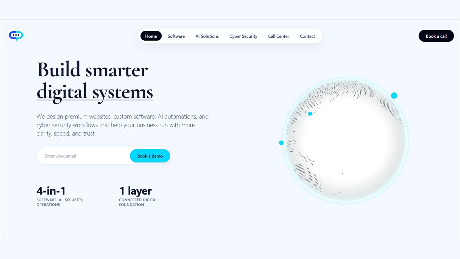 ConnectPro Group website homepage